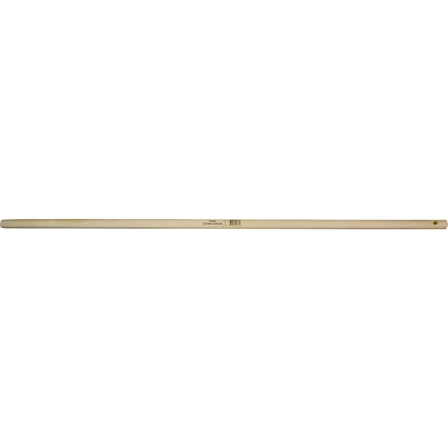 Hendrik Jan Bezemsteel van tauari hout, lengte 120 cm, losse steel voor montage op bezems en bezemkop - hout - 120 cm - voor bouw