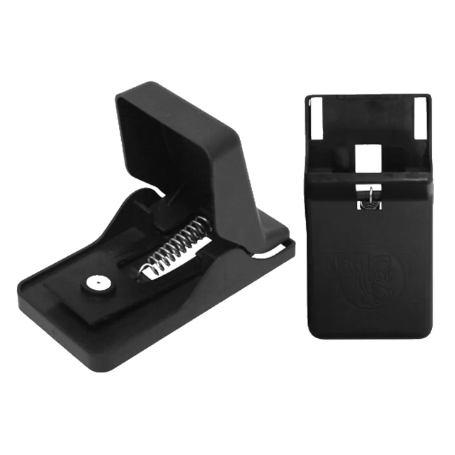 Hendrik Jan Kunststof muizenvallen 2 stuks, eenvoudig op scherp te stellen en muis hygiënisch verwijderen