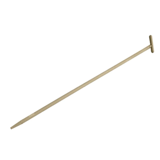 Hendrik Jan Schoffelsteel essen 28 mmx 160 cm met hilt, ophanggat & FSC - hout - 160 cm - 28 mm - voor tuinbewatering en onderhoud