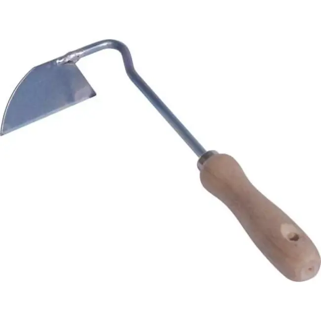 Hendrik Jan Hand-schrepel 31 cm met essenhouten greep, voor onkruid uithakken en grond losmaken