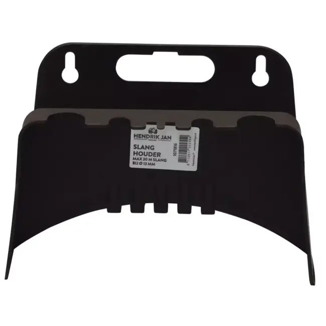 Hendrik Jan Kunststof wandslanghouder voor 30 m slang 13 mm, met ophangplekken voor hulpstukken