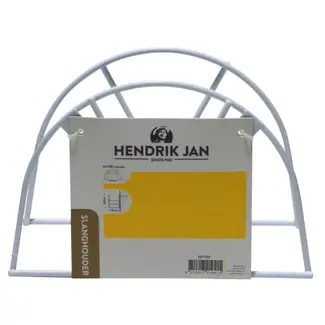 Hendrik Jan Wandslanghouder metaal wit voor 30 m tuinslang