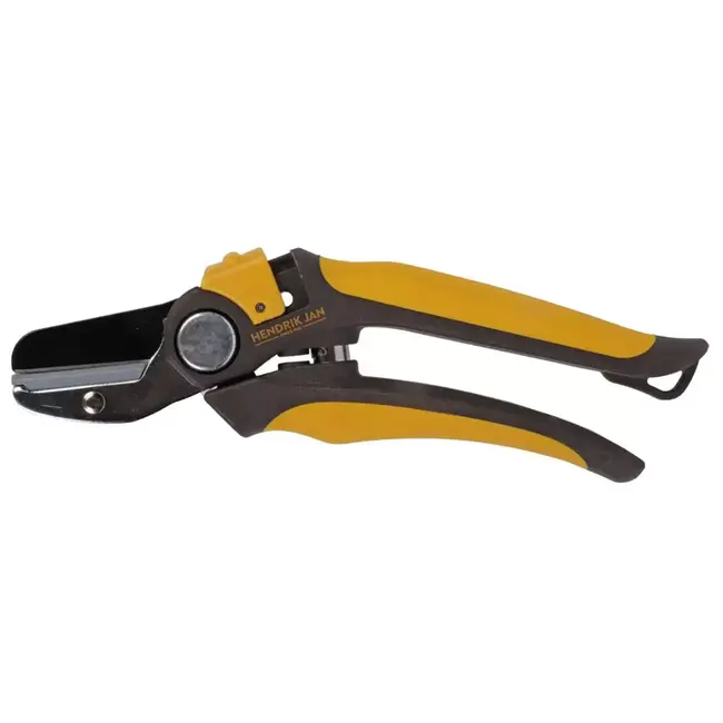 Hendrik Jan Aambeeld snoeischaar 182 mm voor oudere takken tot 18 mm, teflon mes en softgrip