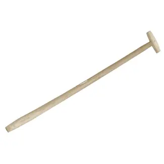 Hendrik Jan Spadesteel van beukenhout 85 cm met T-greep, recht model en FSC keurmerk