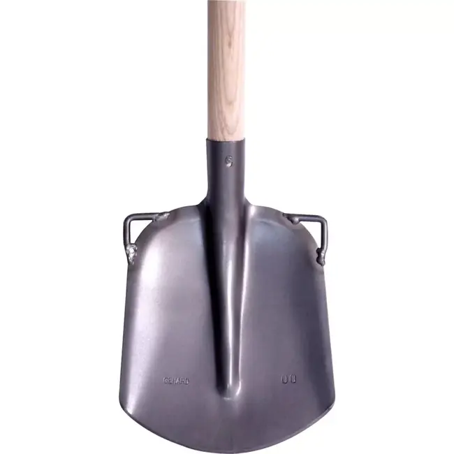 Hendrik Jan Bats 00 met dubbele opstap, geslepen gehard blad en half gebogen essenhouten steel 110 cm