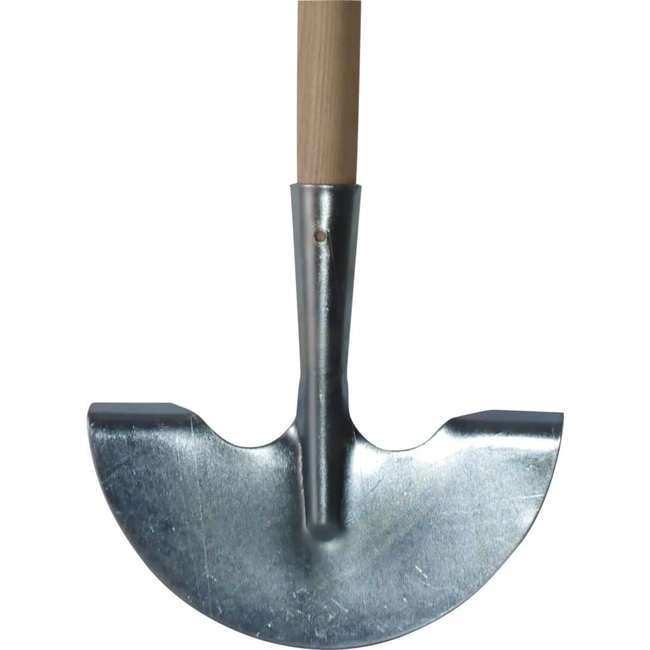 Hendrik Jan Verzinkte graskantsteker met opstaprand, essenhouten steel 90 cm en FSC keurmerk