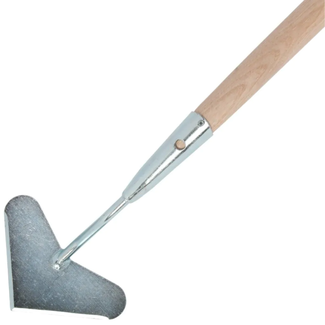 Hendrik Jan Verzinkte schoffel hartmodel 16 cm, steel 160 cm met hilt handvat en FSC-keurmerk