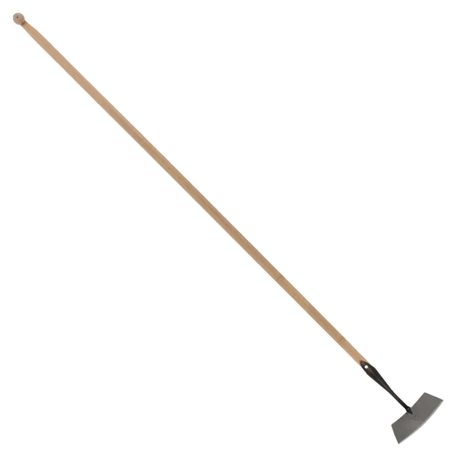 Hendrik Jan Topshoffel 18 cm, gesmeed staal, steel 170 cm met hilt, voor borders, FSC 100%