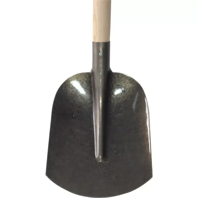 Hendrik Jan Zandschop Hollands model 0 met gelakt blad en essenhouten steel 100 cm met T-handvat