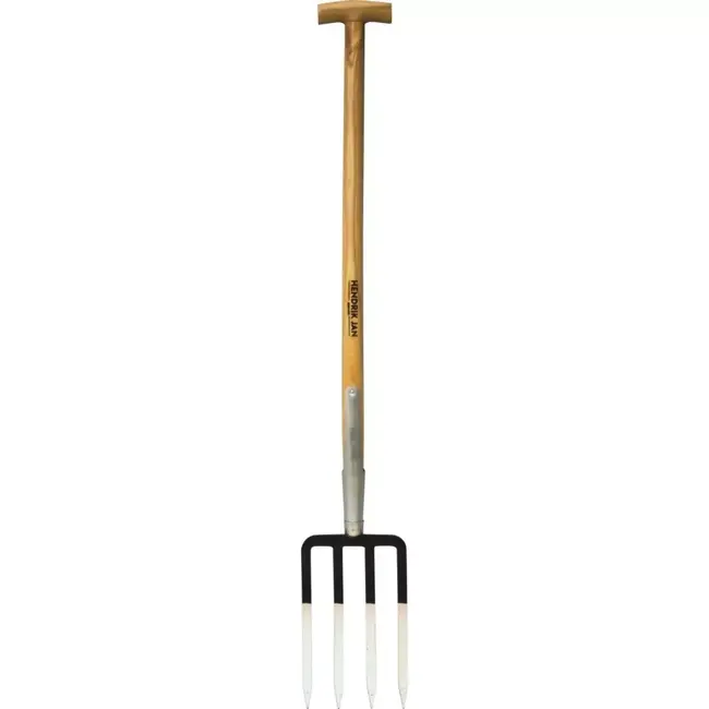 Hendrik Jan Spitsvork 4 tanden met steel 85 cm
