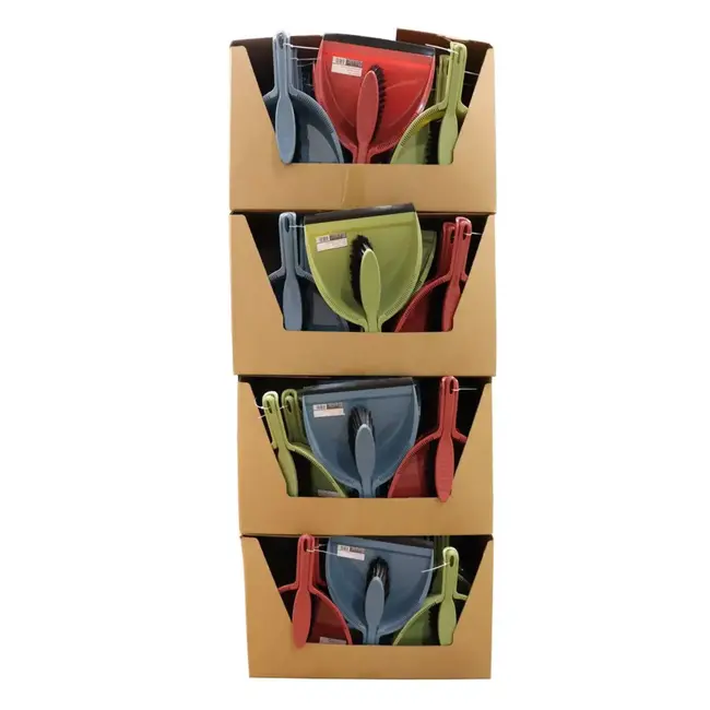 Talen Tools Stoffer en blik - Lichtgewicht - Kunststof - Display - 60 stuks