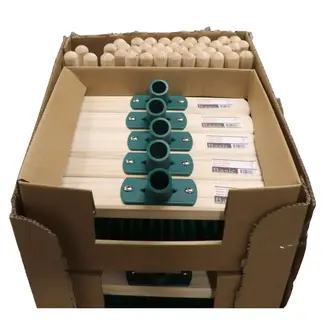 Talen Tools Bezem - kunststof - Display - 40 stuks - voor tuinbewatering en onderhoud - voor bewatering rond huis en terras