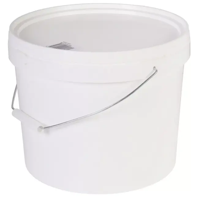 Talen Tools Emmer 10 liter wit met deksel