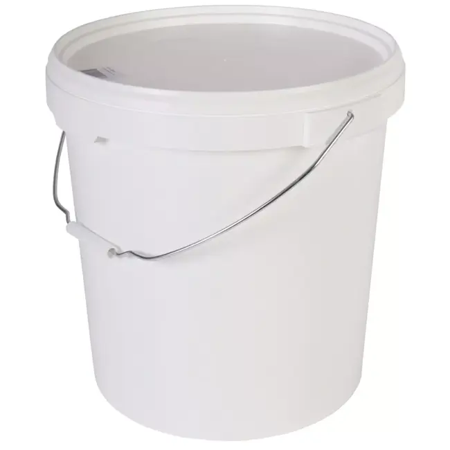 Talen Tools Emmer 30 liter wit met deksel