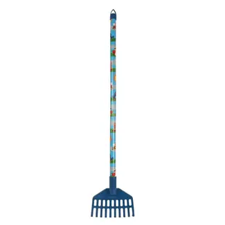 Talen Tools Mini tuinhark blauw vogel/egel/bij