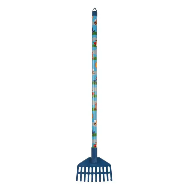 Talen Tools Mini tuinhark blauw vogel/egel/bij