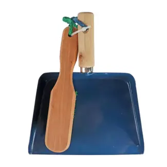 Talen Tools Stoffer en blik groen blauw egel