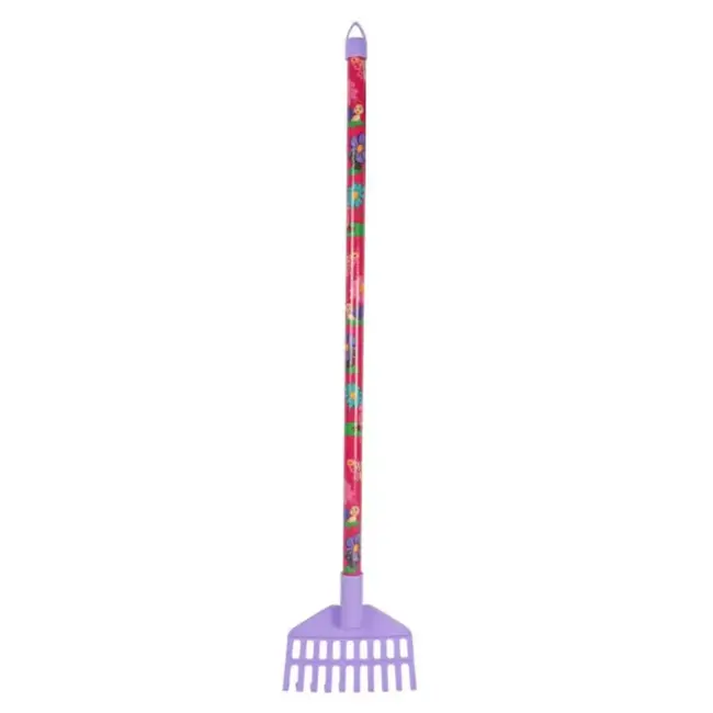 Talen Tools Mini tuinhark paars mier/vlinder/slak