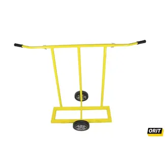 Orit Platenwagen ergonomisch met twee wielen