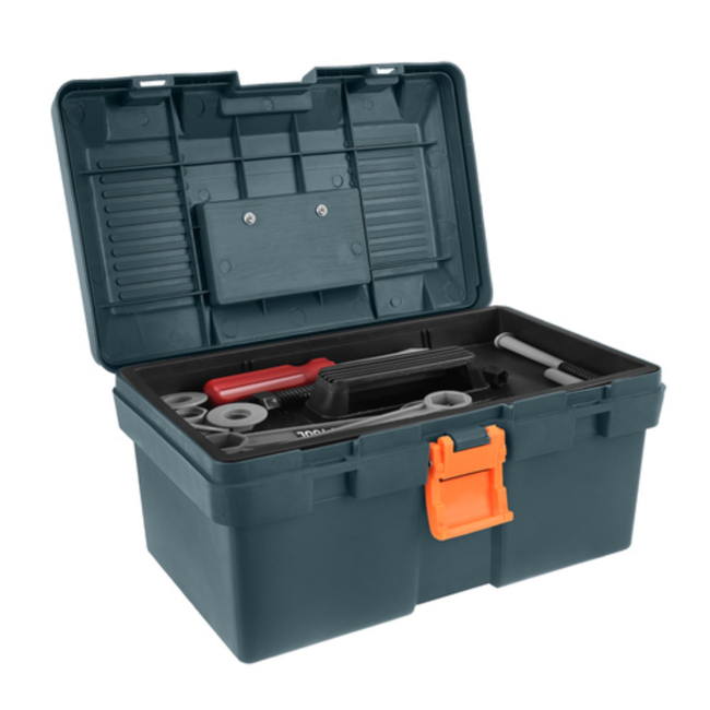 Ruhhy Kindergereedschapskoffer 32-delig met beweegbare tools, boor en draagkoffer