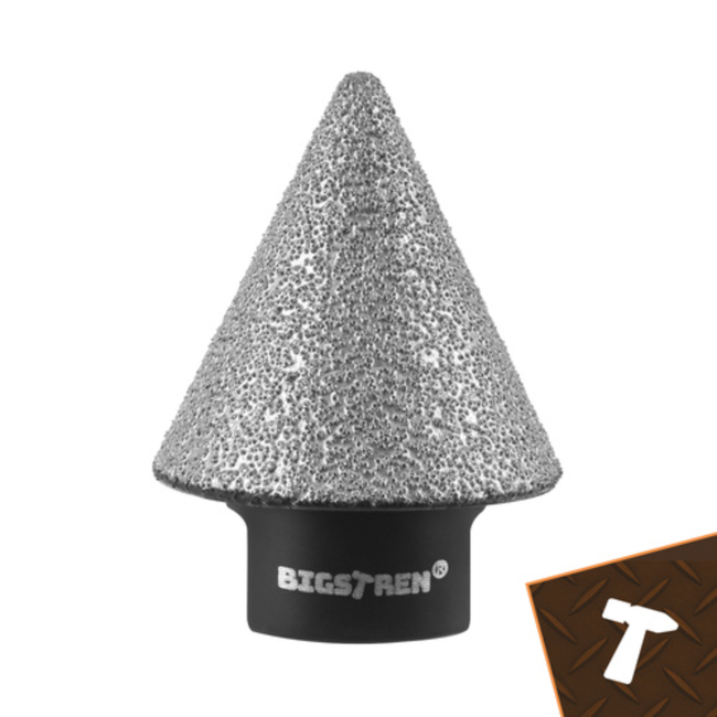 Bigstren Diamant conische boor M14 2-35 mm voor porselein, natuursteen en beton, nat of droog