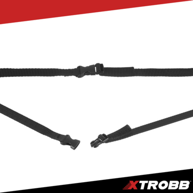 Xtrobb XXL anti-vorst ruitmat 200 x 100 cm met banden en clip voor bus en SUV