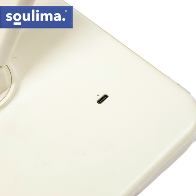 Soulima Verlichte make-upspiegel met 3 panelen, 2x en 3x vergroting en instelbaar licht