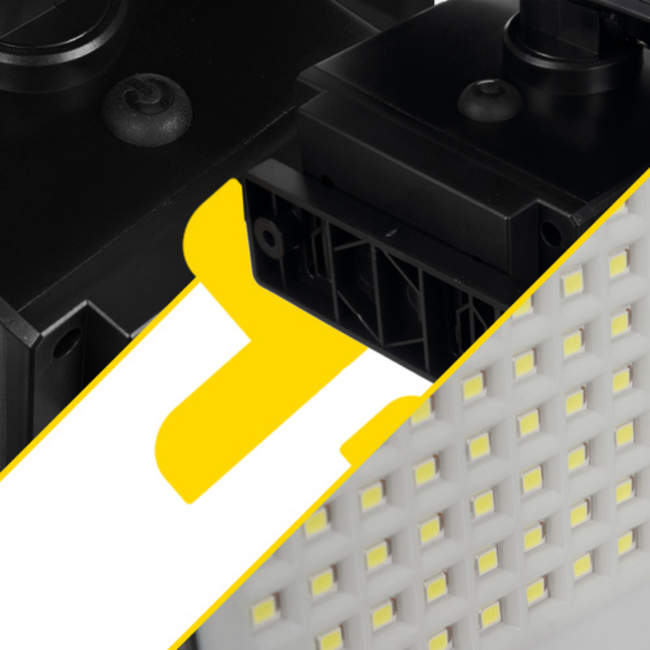 Izoxis Solar LED buitenlamp 180 leds met bewegingssensor en schemersensor, IP65, 3 standen