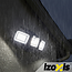 Izoxis Solar LED buitenlamp 180 leds met bewegingssensor en schemersensor, IP65, 3 standen