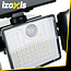 Izoxis Solar LED buitenlamp 167 leds 500 lumen met bewegingssensor, IP65 en afstandsbediening