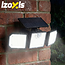 Izoxis Solar LED buitenlamp 167 leds 500 lumen met bewegingssensor, IP65 en afstandsbediening