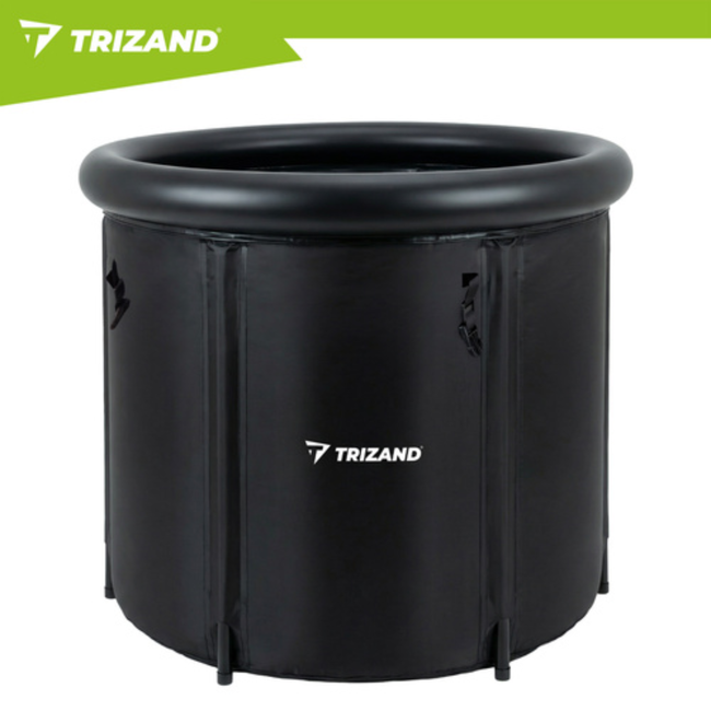 Trizand Opvouwbaar ijsbad 320 liter met 5-laagse isolatie, hoes, pomp en antislip mat