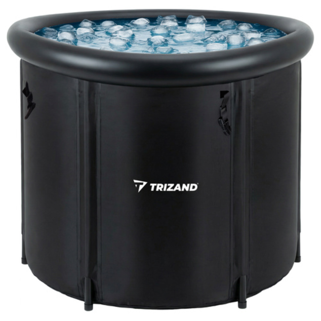 Trizand Opvouwbaar ijsbad 320 liter met 5-laagse isolatie, hoes, pomp en antislip mat