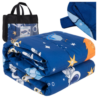 Isomedix Verzwaringsdeken voor kinderen 4 kg 100x150 met glasparels en 7-laagse opbouw