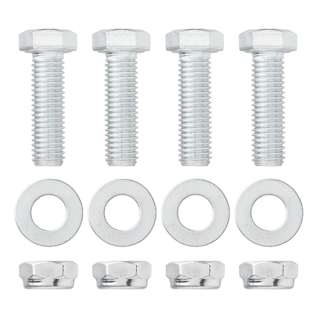 ProPlus Bevestigingsset voor steunpoot M12 x 40 mm met bouten, borgmoeren en ringen