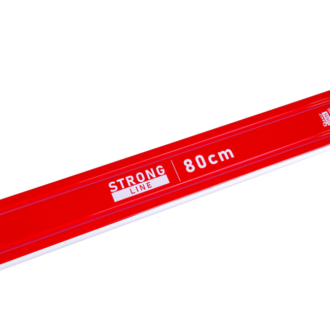 GEKO Aluminium waterpas 800 mm met sterke magneet en dubbele libel voor precisiewerk