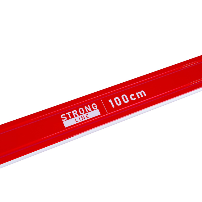 GEKO Aluminium waterpas 1000 mm met sterke magneet en dubbele libel voor precisiewerk