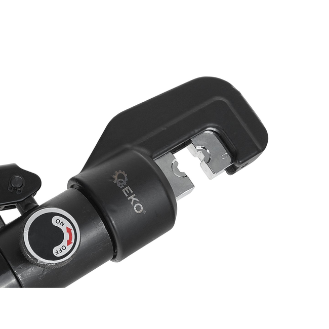 GEKO Hydraulische kabelperstang 4-70 mm² tot 6 ton, 14 persmatrijzen en koffer