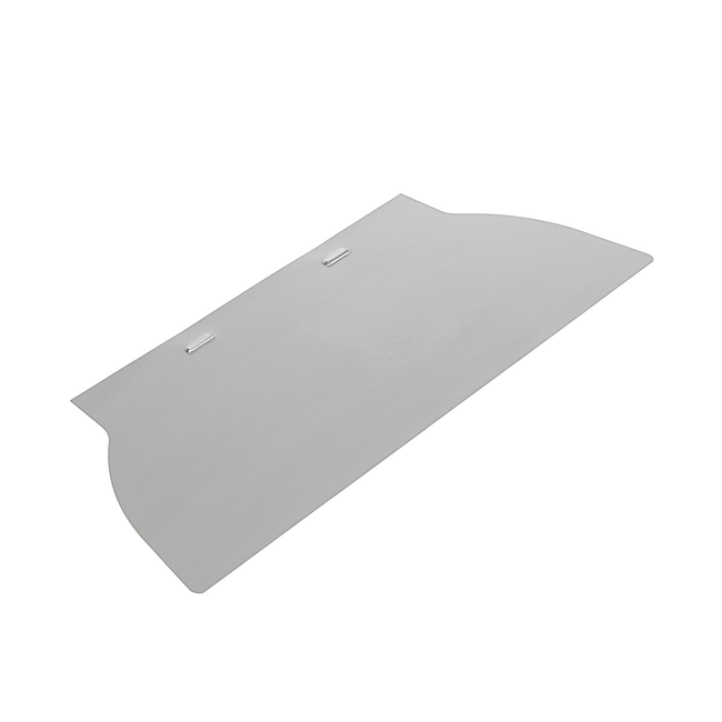 GEKO RVS reserveblad 25 cm 0,3 mm voor verwisselbare spackmessen, ronde hoeken