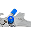 GEKO HVLP verfspuitpistool met metalen body, 600 ml en 4 spuitmonden 1,4-2,5 mm, instelbaar spuitbeeld