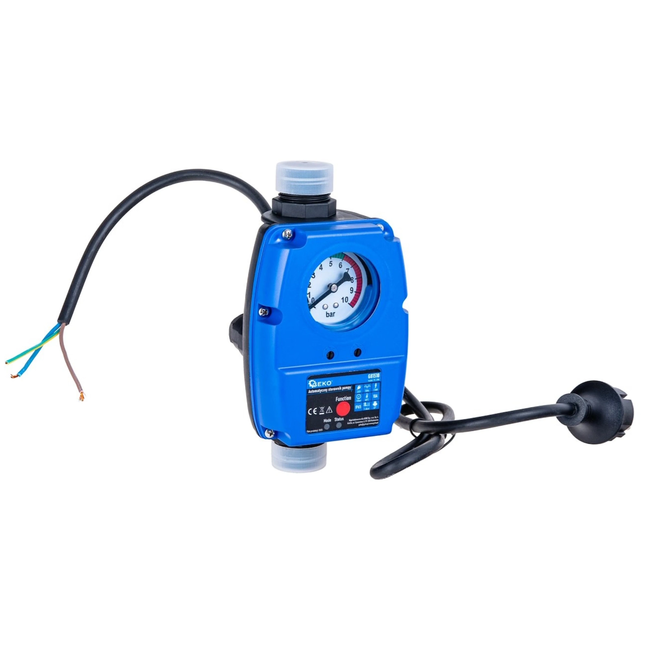 GEKO Pompdrukregelaar met droogloopbeveiliging, 230 V 1,1 kW, start 1-6 bar, IP65