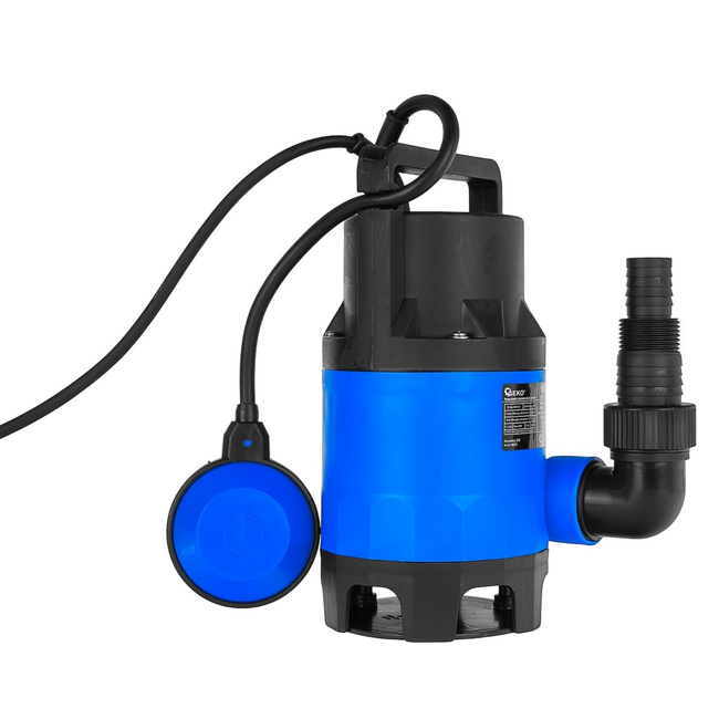 GEKO Dompelpomp vuil water 400 W met vlotter, 8000 l/uur, 5 m opvoerhoogte, IPX8