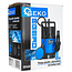 GEKO Dompelpomp vuil water 400 W met vlotter, 8000 l/uur, 5 m opvoerhoogte, IPX8