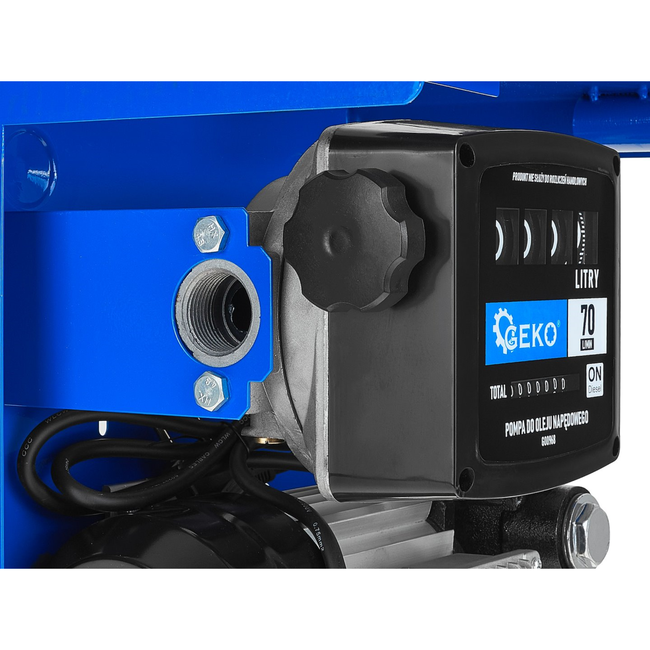 GEKO Dieselpomp set 70 l/min 900 W met teller, automatisch vulpistool en slangen 2 m en 4 m
