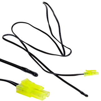 GEKO Temperatuurvoeler voor kachel, sensor met kabel en stekkeraansluiting voor G80430/G80431