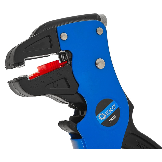 GEKO Zelfinstellende kabelstripper 0,5-6 mm² met kniptang, instelbare striplengte voor installaties