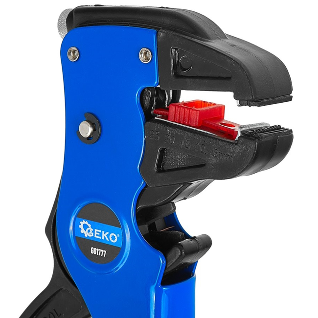 GEKO Zelfinstellende kabelstripper 0,5-6 mm² met kniptang, instelbare striplengte voor installaties