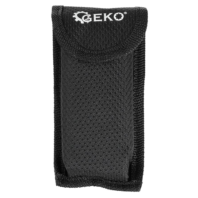 GEKO Multigereedschap met tang, mes, zaag en gordelsnijhaak, met etui voor camping en auto