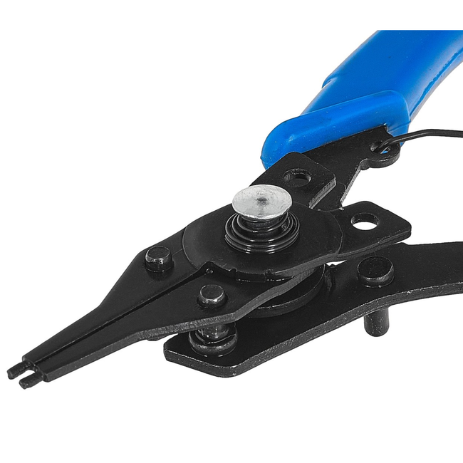 GEKO Borgringtang 160 mm met 4 punten 2 recht, 45° en 90°, voor montage en demontage seegerringen