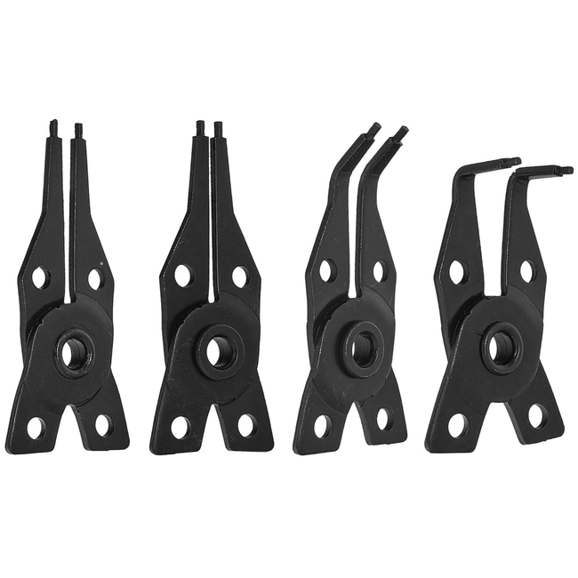 GEKO Borgringtang 160 mm met 4 punten 2 recht, 45° en 90°, voor montage en demontage seegerringen